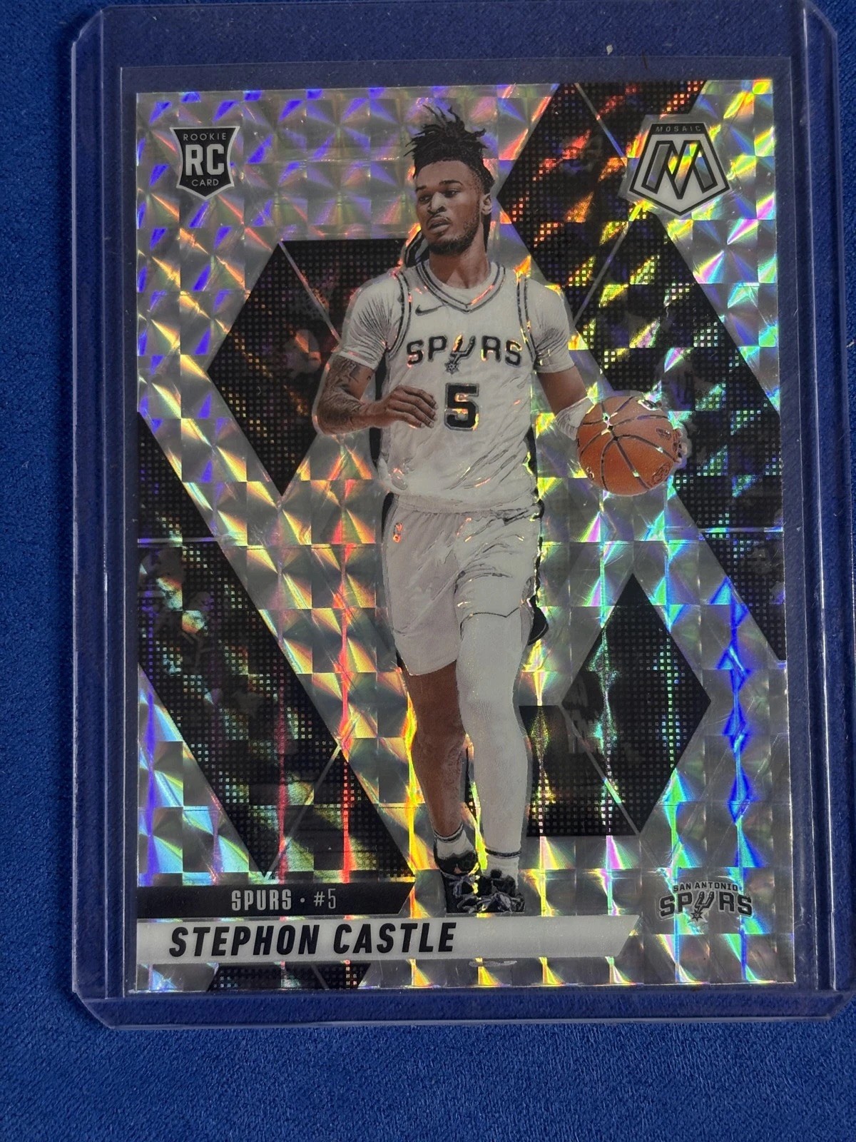 2024-25 Panini Mosaic - Rookies Stephon Castle #236 Mosaic Prizm (RC)