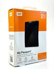 Western Digital My Passport 2TB Portable External Hard Drive Distressed Box New