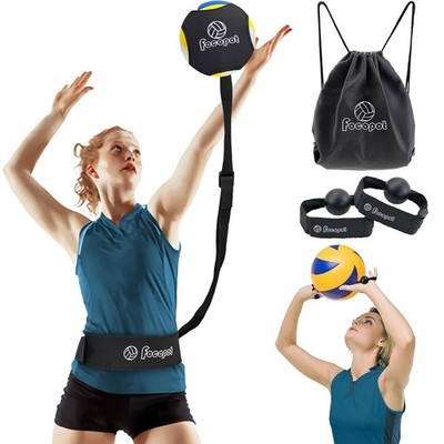 focopot Solo Volleyball Trainer Volume Aid Practice Machine Drill Tool