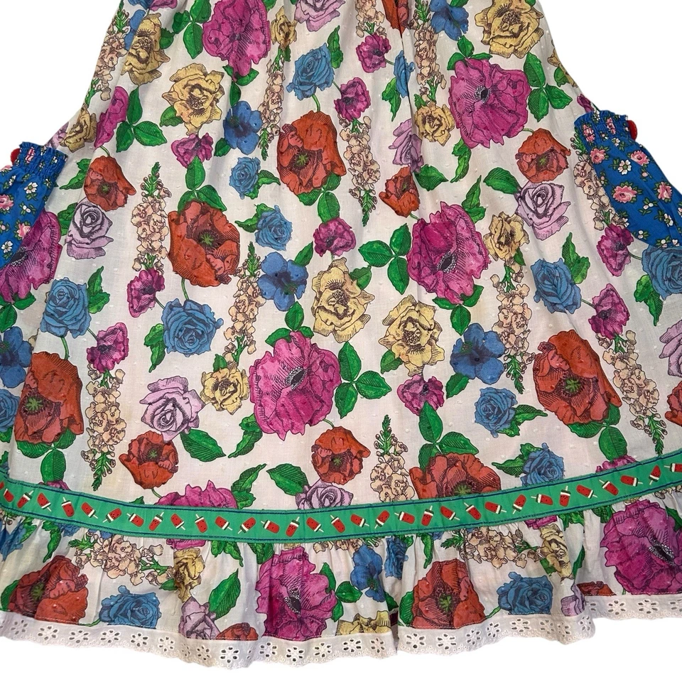 Vestido MATILDA JANE Can Do Attitude Talla 14 Verde Floral Cottagecore Daydream Foto 3 de 4