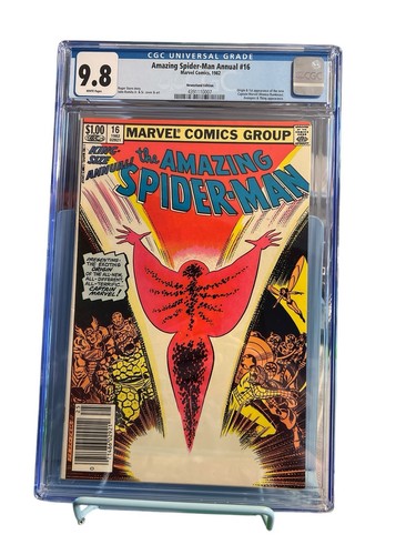 Amazing Spider-Man Annual #16 CGC 9.8 (1982) Newsstand Marvel Comics WHITE PAGES