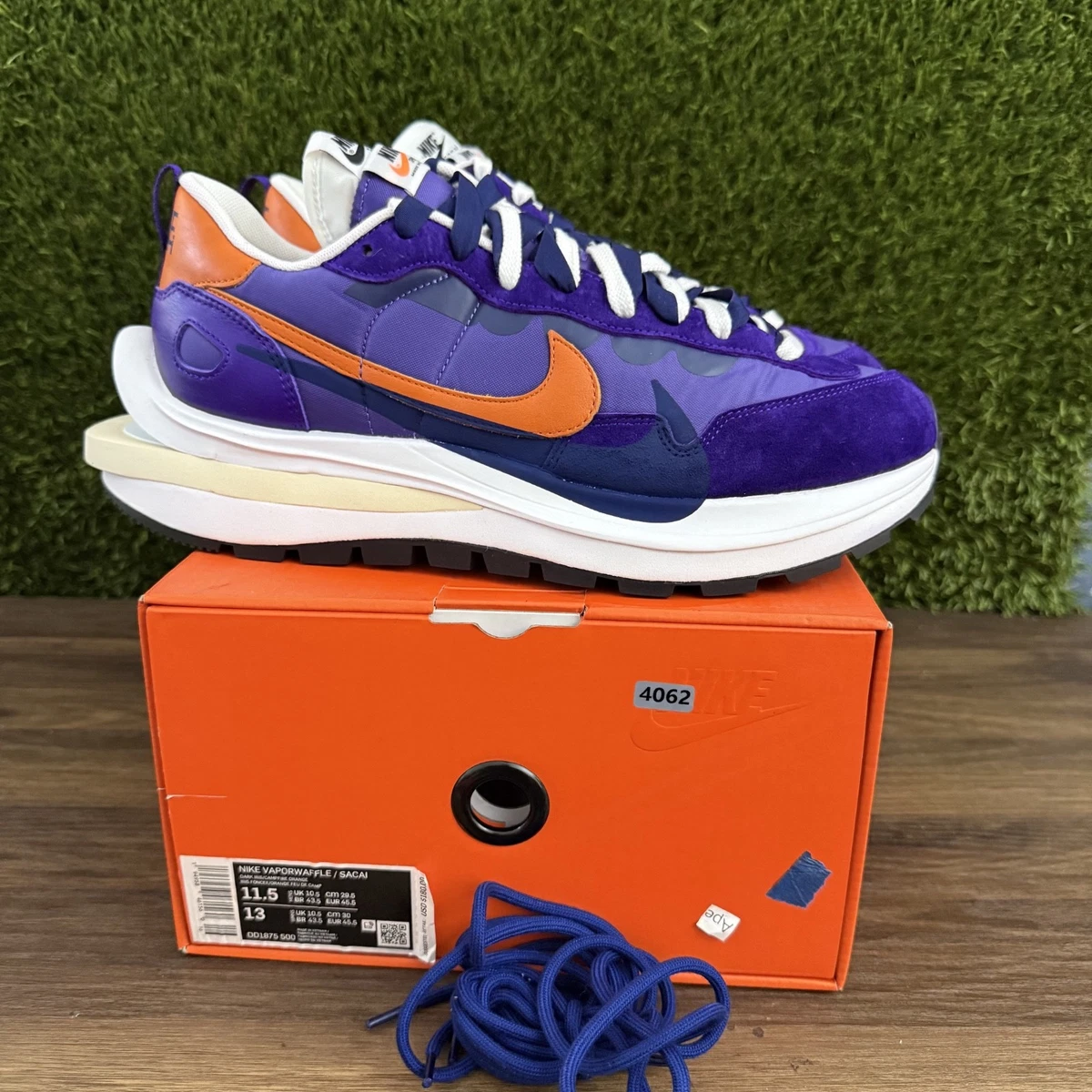 Nike sacai x VaporWaffle Black White for Sale | Authenticity