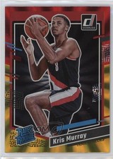 2023-24 Panini Donruss Rated Rookie Holo Red & Gold Laser Kris Murray #203 12fl