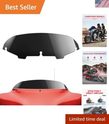5'' Black Windshield for 96-13 Harley Touring & Trike - Enhanced Stability