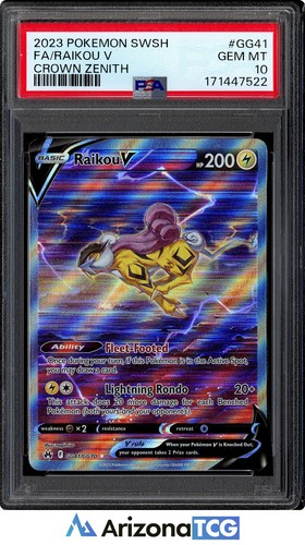 Raikou V graded PSA 10 for sale on eBay