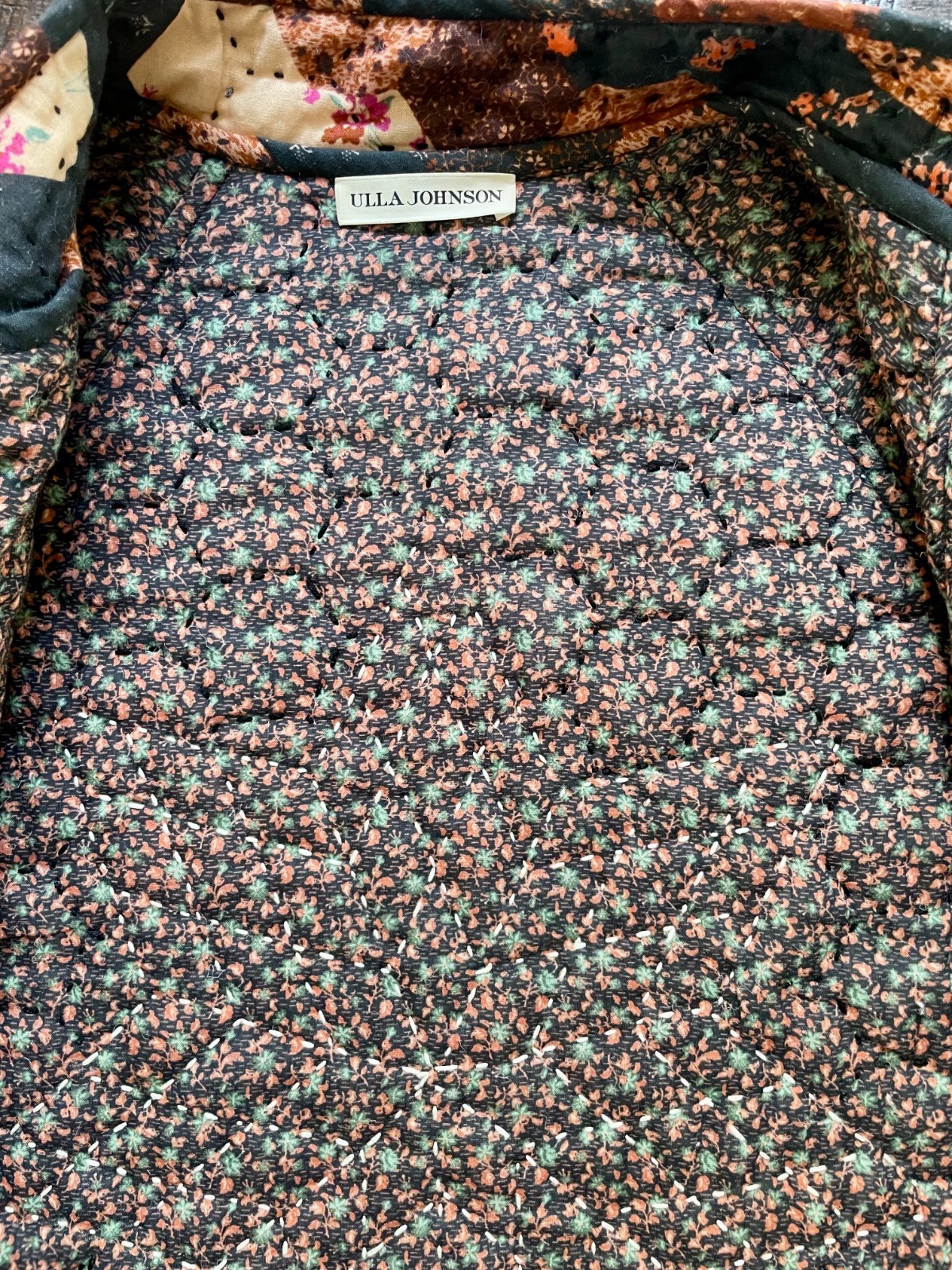 Ulla Johnson Elettra Patchwork Quilted Cotton Jac… - image 11