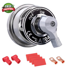 Battery Disconnect Switch 12V 24V 48V Heavy Duty Battery Shut Off