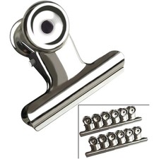 Büroklammer Edelstahl 38mm Runde Papierbinder Clips 12 Stück Bürobedarf