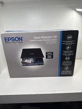 Epson Perfection V39 Flatbed Photo Document Scanner 4800 DPI USB Powered Black 