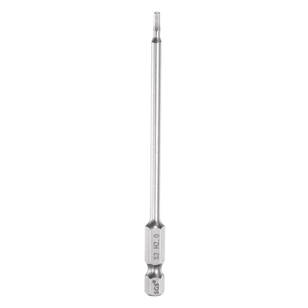 "Flach-Sechskant-Bit 2Mm (H2) 1/4\" 4\" Magnetisch"-image