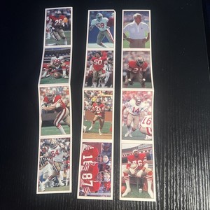 1984 Joe Montana S.F 49ers Police 7/11 McGruff Crime Dog 12ct (IN 3 STRIPS) Set