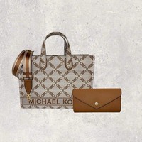 Michael Kors Mk Tasche Shopper Portemonnaie Jet Set Travel Gigi Braun Leder Neu