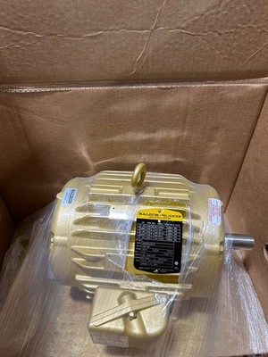 Baldor Super-E 5HP 3-Phase Industrial Motor 184TZ TEAO 230/460V 1750RPM New