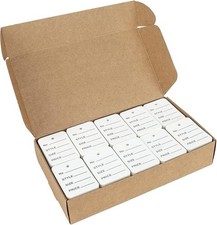 Jijacraft 1000Pcs Price Tags, White Clothing Tags for Retail, Small Kraft Paper
