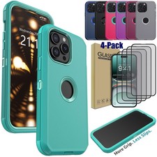 For iPhone 15/15 Pro Max/15 Plus/15 Pro Case Protective Cover / Screen Protector