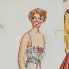 Vintage 1987 Merrimack Publishing Paper Dolls Dresses Hats Accessories