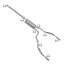 Stainless Steel Cat Back Exhaust Kit w/ Tips fits: 2011-18 RAM 1500 5.7L 140" WB