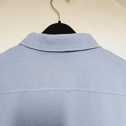Barbour Women's Size 14 Light Blue, Beige Check Print Collar Cotton Polo Shirt - Picture 12 of 20