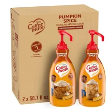 Nestle Coffee mate Coffee Creamer, Pumpkin Spice, Concentrated (Pack of 2)