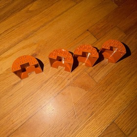 LEGO City / Town Space Port Dark Orange Cylinder Half 3 x 6 x 6 87926 - 60080