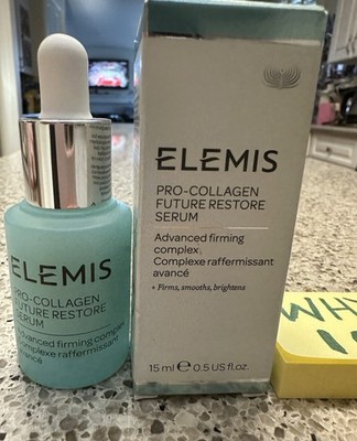 Elemis Pro-Collagen Future Restore Serum .5oz/15mL FIRMS /BRIGHT SEALED BOX $99