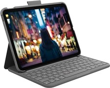 Logitech Combo Detachable Keyboard Case iPad 10th gen 920-011433 - Oxford Gray