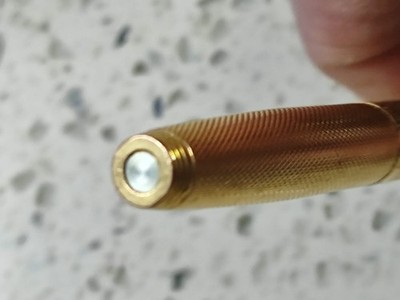 Vintage Parker 75 SET fountain 14k And Ballpoint Pen Set Gold Made