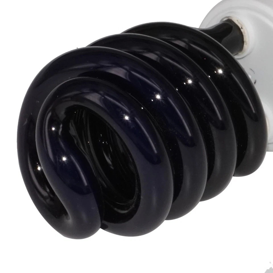 E27 40W Energy Saving Ultraviolet UV Blacklight Spiral Lamp Fluorescent Bulb xg - Image 2 of 3