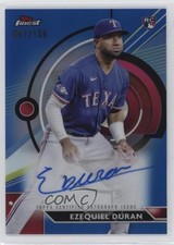2023 Topps Finest Blue Refractor 47/150 Ezequiel Duran #FA-ED Auto 0h5k