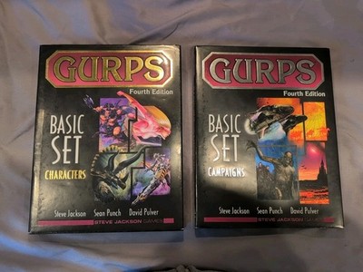 GURPS Fourth (4th)Edition Basic Set - Deluxe SIGNED Ed. by Steve Jackson Games 