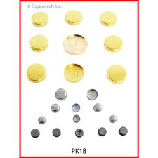 Enginetech Engine Expansion Plug Kit Pk1b Brass For Chevy 262-350 Sbc Enginetech Engine Expansion Plug Kit Pk1b Brass For Chevy 262-350 Sbc