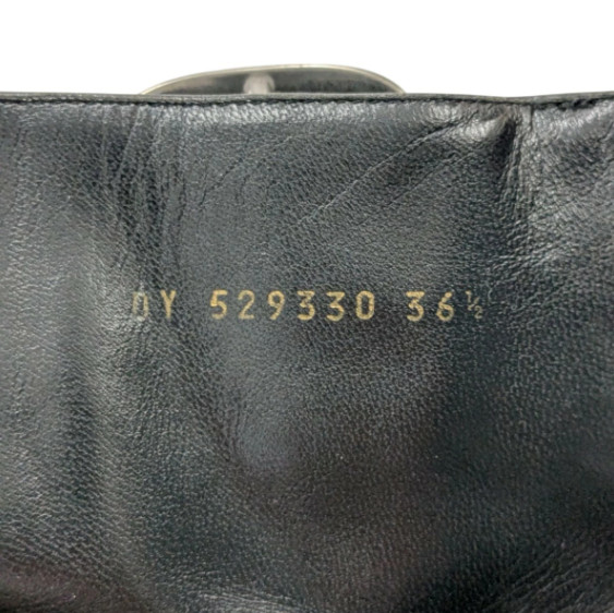 Saint Laurent Paris Short Boots Shoes EU 36.5 US 6.5 Black Authentic thumbnail 5