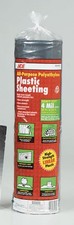 ACE Plastic Sheeting 4 mil T X 10 ft. W X 25 ft. L Polyethylene Black - Total Q