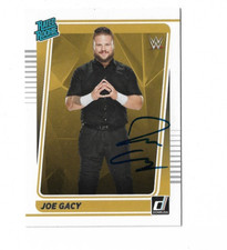 WWE JOE GACY  Signed 2022  Panini Chronicles  Donruss Rated Rookie Card