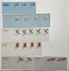 Sweden 1968-1986, from Mi. LF1-LF10, FDC, 25 Airmail Folding Letters / Aerograms