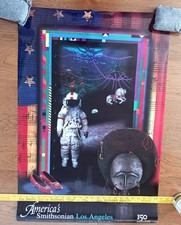 1996 America's Smithsonian Los Angeles 150 Years Exhibition POSTER 36x24 Vintage
