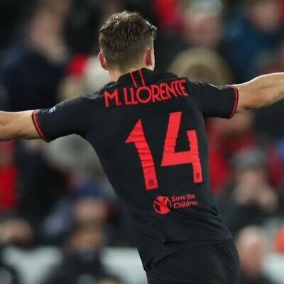 Nike Atlético Madrid ホームシャツ M. Llorente 20/21 Nike Atletico Madrid Away Player Issue Jersey #14