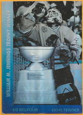 1991 Upper Deck-NHL-Ed Belfour #AW2 G BLACKHAWK'S William M. Jennings Trophy Win