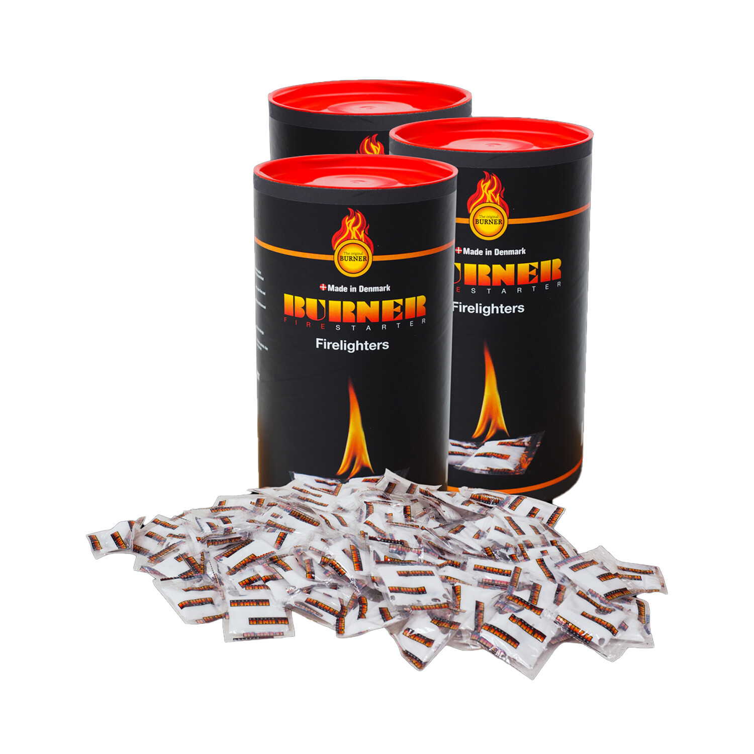 3 x Burner Firestarter Firelighters Odourless Oven Stove Fireplace BBQ