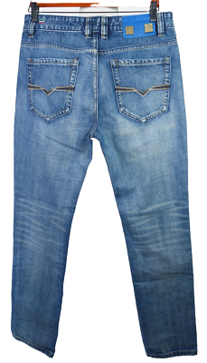 Diesel Viker Jeans Slim Straight Fit Blue Men Size 33 x 31 Made in 