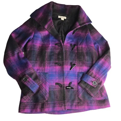 Pull Polaire Femme Coldwater Creek Violet - Taille 2XL, Demi-zipper, Occasion Très Bon état
