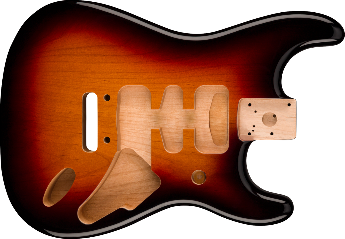 OEM NIB Genuine Fender FULL THICKNESS ALDER STRAT BODY 3