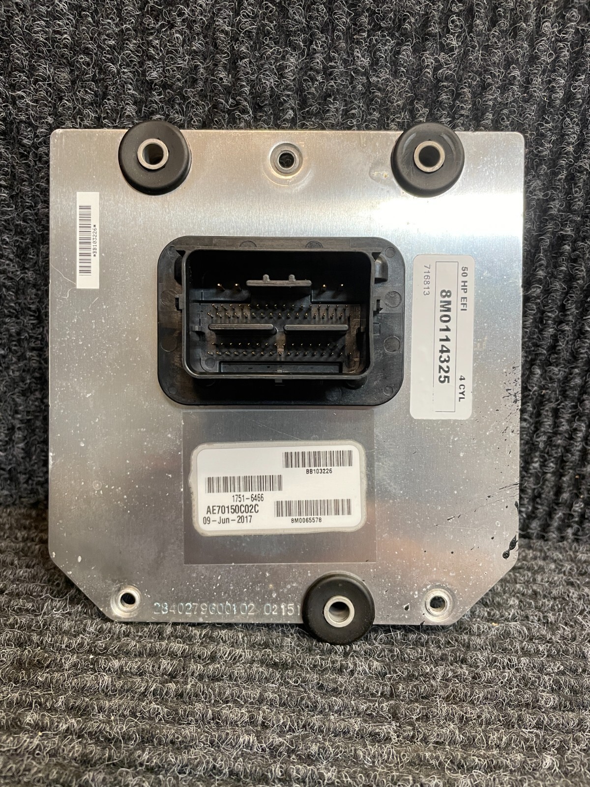 Mercury Marine Outboard 8M0120421 ECU ECM 50 HP 4 Stroke for sale 