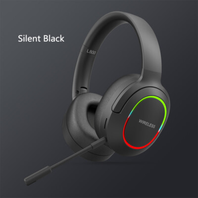 RGB Wireless Headphone Bluetooth Headset +Mic For Samsung Galaxy S22 Ultra/Plus