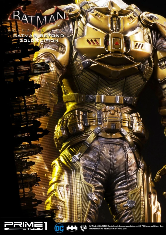 SIDESHOW Prime 1 STUDIO BATMAN BEYOND Oro 1:3 Arkham Knight ESTATUA PREMIUM Foto 2 de 4