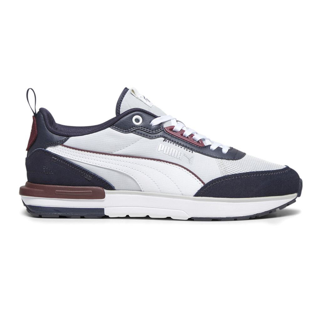 Puma R22 Lace Up  Mens Grey Sneakers Casual Shoes 38346229