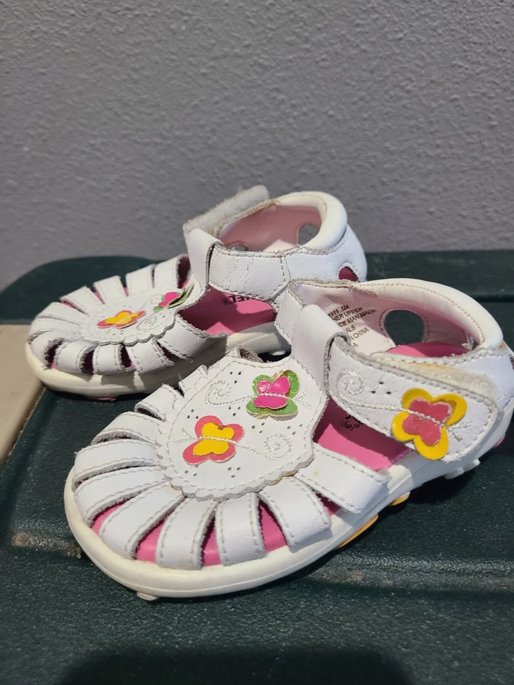 Zapatos RACHEL Sandalias Cuero Blanco Talla Niños 5 Foto 2 de 4