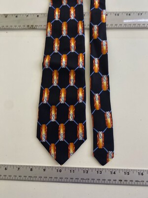 George Roth Germany Colorful Geometric Silk NECK TIE 