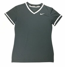 Nike Stock Team Short Sleeve V-Neck Softball Jersey Women's M Anthracite AV6701