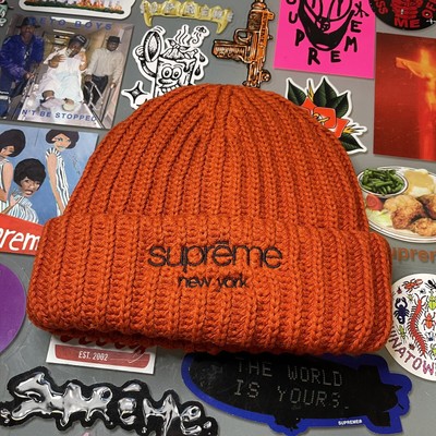 Supreme Ribbed Beanie Burnt Orange Brand New | eBay